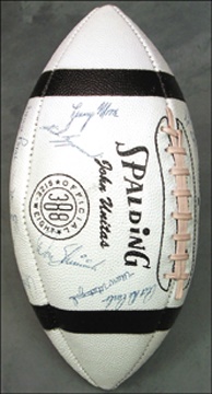 - World Champion 1959 Baltimore Colts Presentational Signed Football