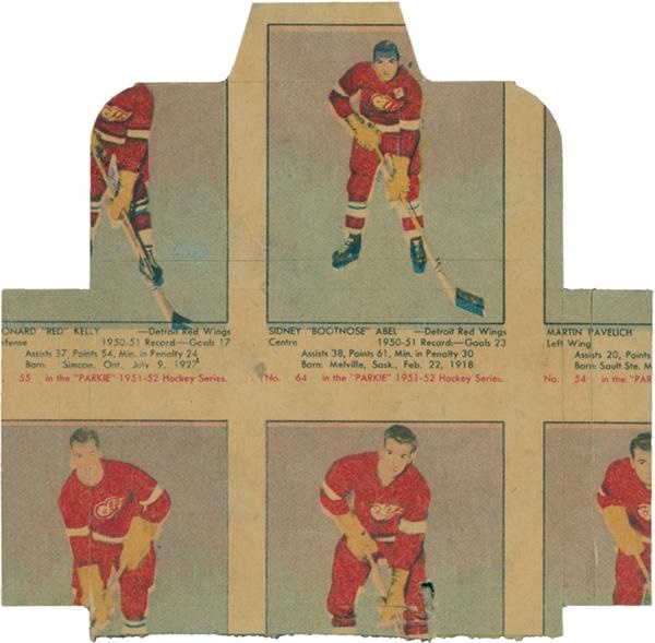 Hockey Cards - 1951-52 Parkhurst Hockey Card Wrapper With Gordie Howe