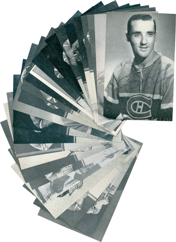 - David Bier Montreal Canadiens Signed Cards (26)