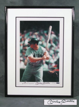 Upper Deck Mickey Mantle Signed Large Photograph (19x25" framed)