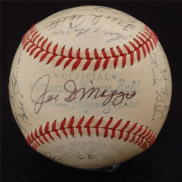 - 1948 New York Yankees Signed Baseball