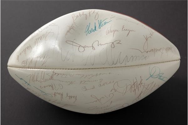 - 1967 Super Bowl I Kansas City Chiefs 
Team Signed Football