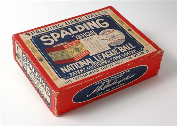 - Official Spalding National League Ball (12 Count) Box