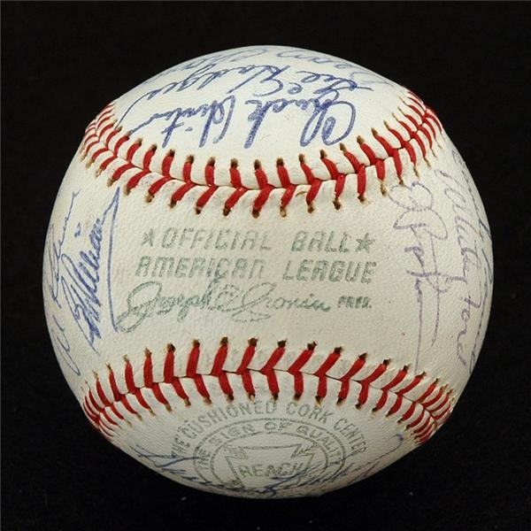 - 1964 American League All-Star Team Signed Baseball (PSA 8)