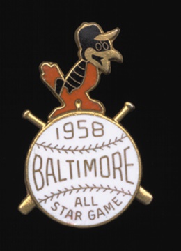 Baseball Pins - 1958 All-Star Game Press Pin