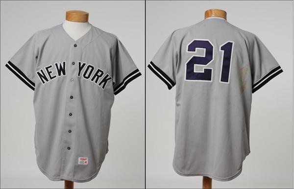 - 1976 Bob Lemon Game Worn New York Yankees Jersey