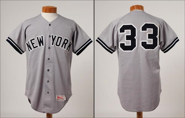 - 1986 Ken Griffey Sr. Game Worn New York Yankees Jersey