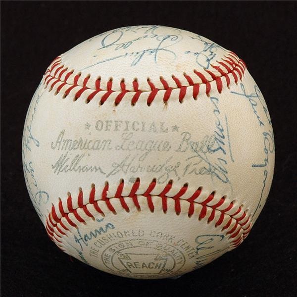 - 1955 Baltimore Orioles Team Signed Baseball