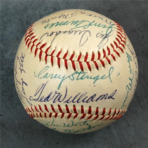 - 1957 American League All-Star Team Signed Baseball
