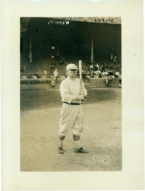 - John McGraw 1920 New York Giants Photo By Bain