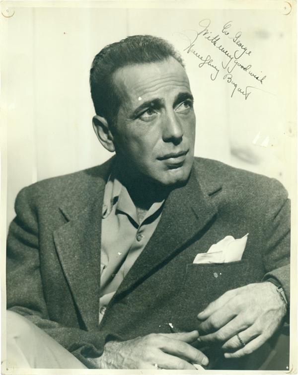 - Bogart & Bacall 11 x 14 Vintage Signed Photos (2)