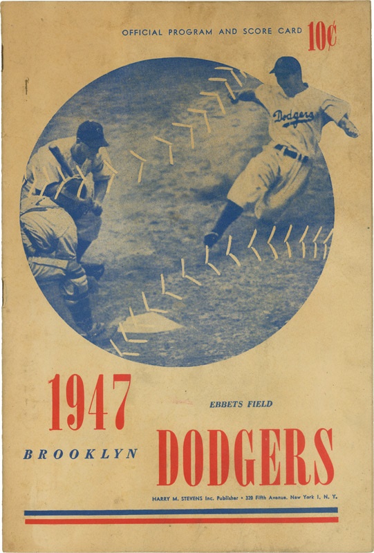 - Early Jackie Robinson 
Dodgers/Yankees Program