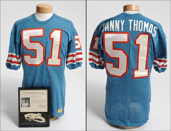 - Danny Thomas Original Jersey 
With Whistle Used To Kick Off First Dolphin Game