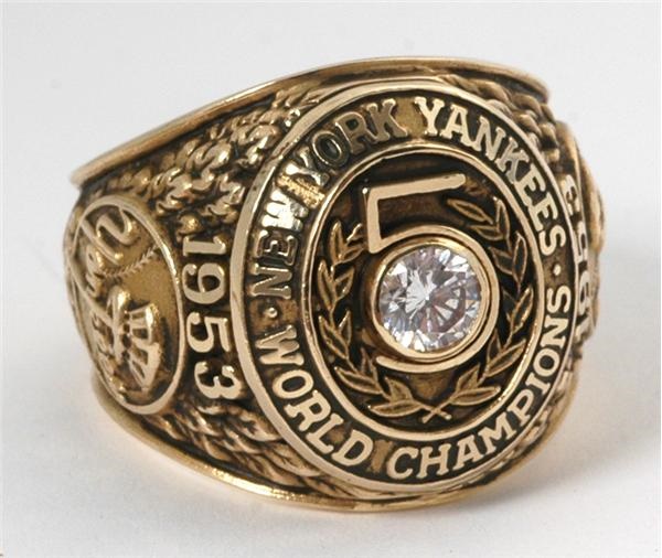 - 1953 New York Yankees World Championship Ring