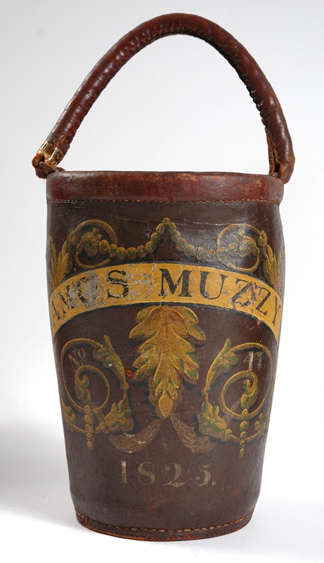 - Fireman’s Bucket From 
Revolutionary War Soldier
