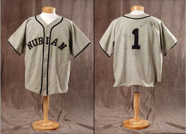 - 1940s Nubians Negro League Baseball Jersey
