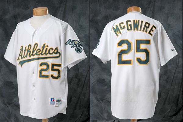 Mark McGwire 1995 Oakland A's Game Worn Jersey