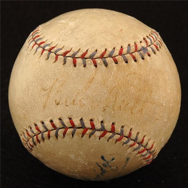 - Babe Ruth And Lou Gehrig Signed Baseball