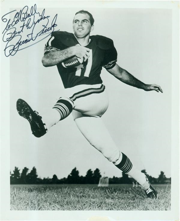 - Signed 8x10” Photo of Chicago Bears Running Back Brian Piccolo