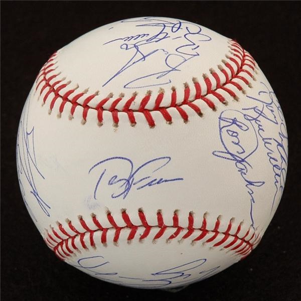 - 2004 World Champion Boston Red Sox
 Team Signed Baseball