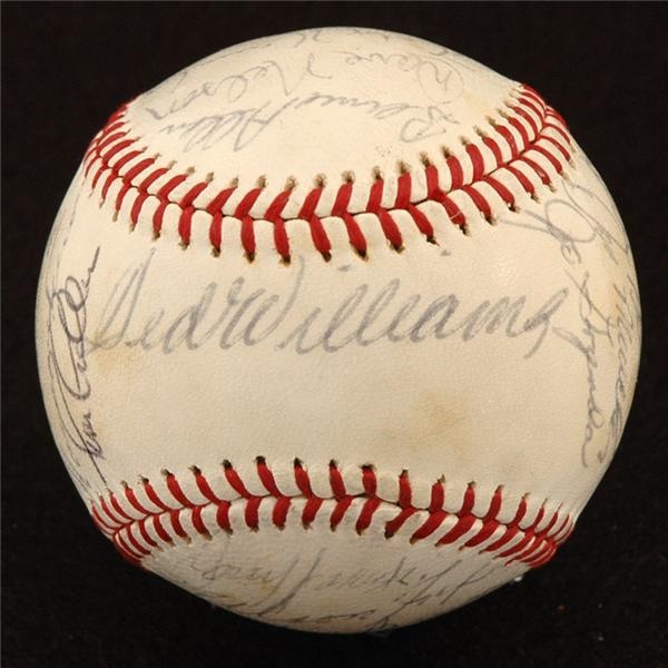 - 1971 Washington Senators Team Signed Baseball With
 Ted Williams And Nellie Fox