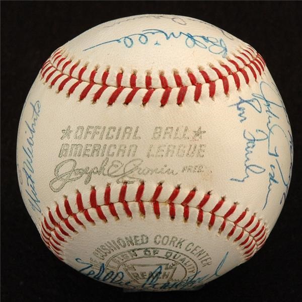 - 1965 Los Angeles Dodgers Team Signed Baseball