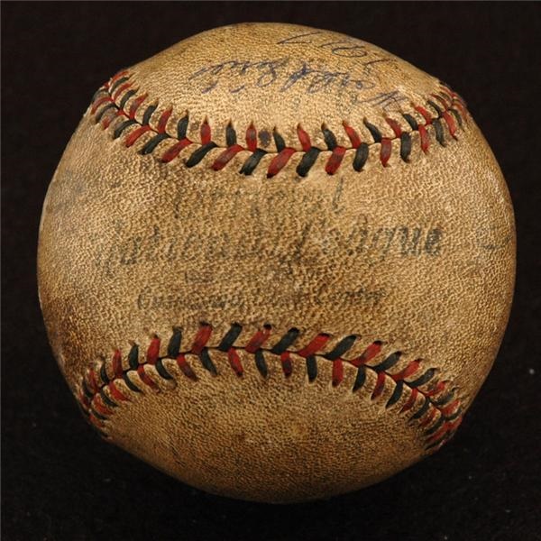 - 1917 World Series Last Out Baseball From Red Faber