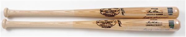 - Two Ted Williams-Carl Yastrzemski and Jim Rice Red Sox Left Fielders Signed Bats