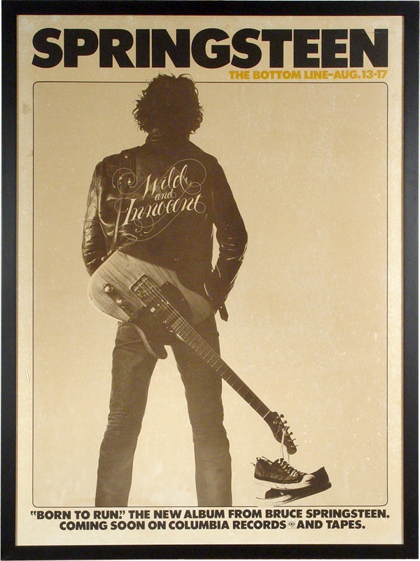 Bruce Springsteen - Bruce Springsteen’s Personal Copy Of The Famous 1975 Bottom Line Poster