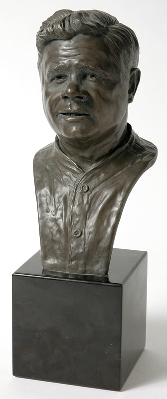- Rare Babe Ruth Bronze Statue