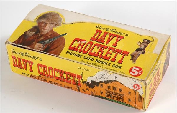 Non Sports Cards - 1956 Topps Walt Disney’s Davy Crockett Display Box
