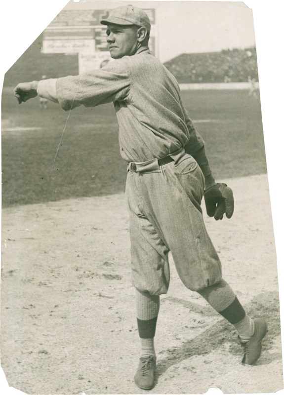 - 1917 Babe Ruth Pitching Photo