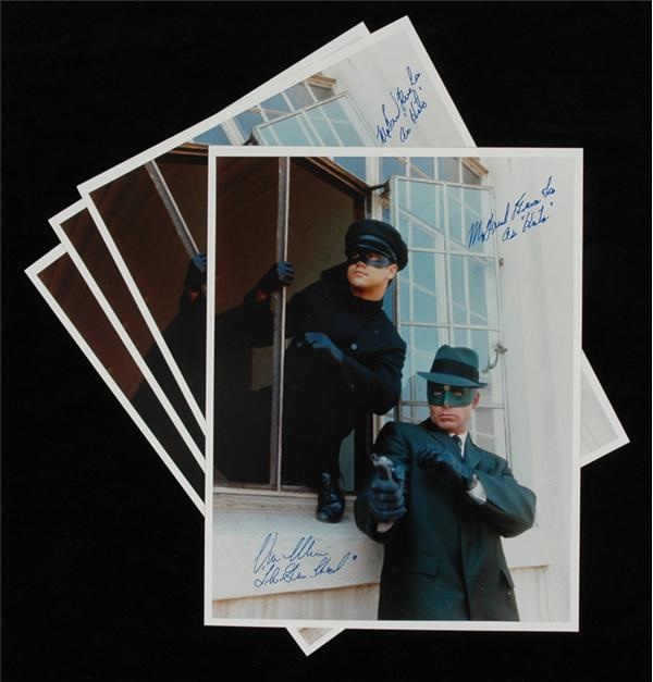 - Green Hornet With Bruce Lee As Kato 11x14” 
          Photographs Signed By Van Williams (appx. 300)