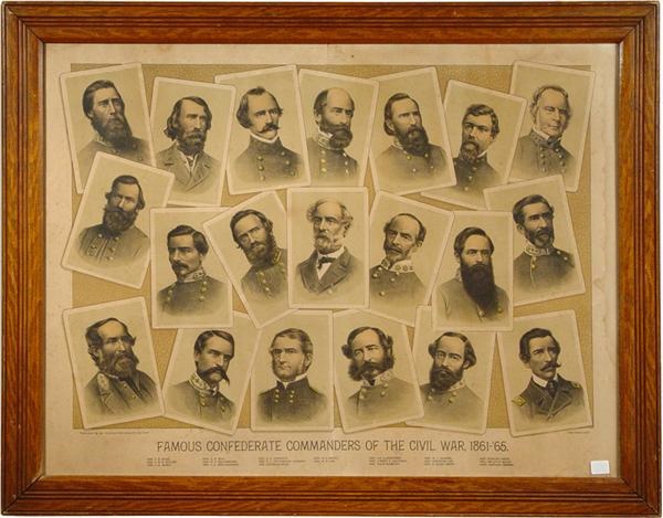 - Confederate Generals Of The Civil War Lithograph