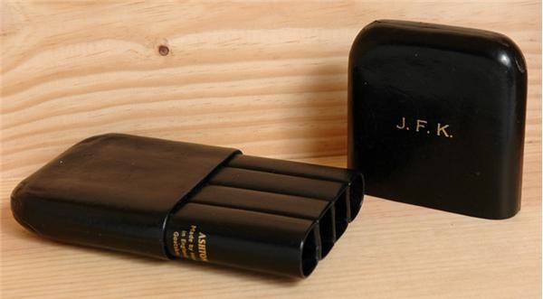 - JFK Initialed Cigar Case