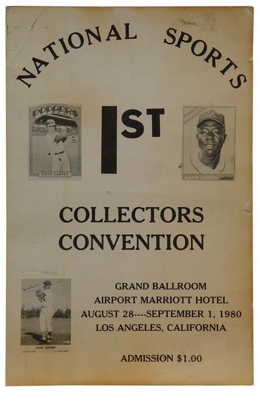 - First National Sports 
Collectors Convention Poster
