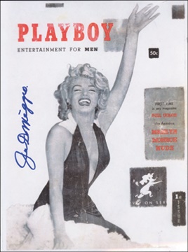 - Joe DiMaggio Signed "Playboy #1"