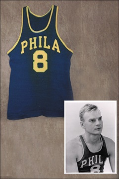 - 1946-47 Philadelphia Warriors Game Worn Jersey