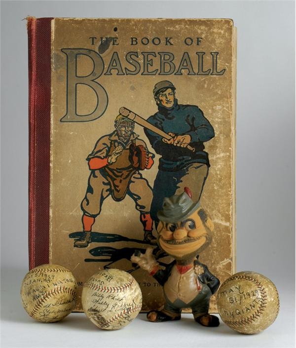 Baseball Autographs - Vintage Baseball Collection (5) Including Walter Johnson Signed Ball