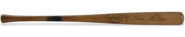 Baseball Equipment - Late 1940&#39;s Hank Sauer Game Used H&B Bat