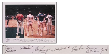 - 1968 N.B.A. All-Star Game Team Signed Photograph (22x27" framed)