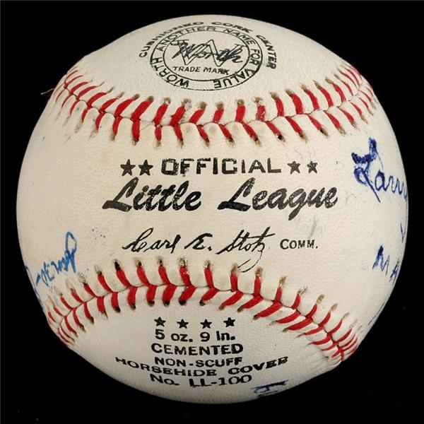 Larry (Nap) Lajoie Signed Baseball