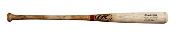Baseball Equipment - 1998 Mark McGwire Game Used Cardinals Bat
