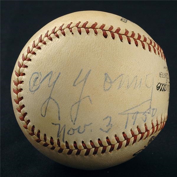 Baseball Autographs - Premier Cy Young Single-Signed Baseball
