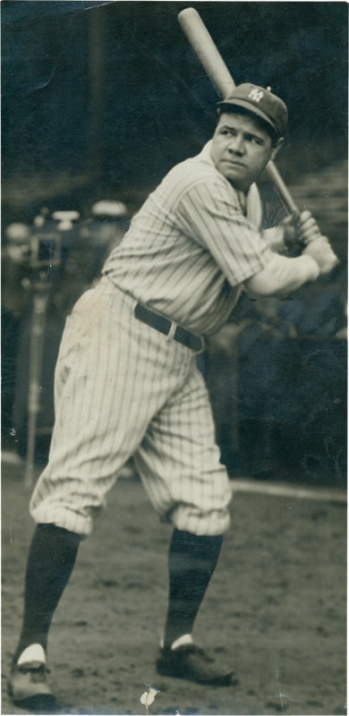 1927 Babe Ruth Photo by Charles Conlon