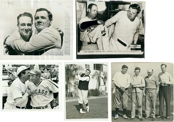 - Five Great Babe Ruth Wire Photographs (5)