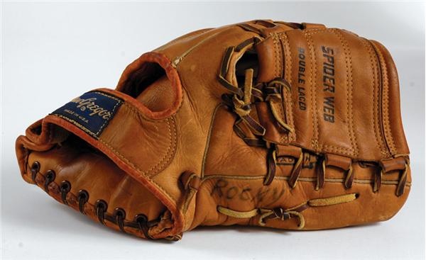 Baseball Equipment - Willie Mays / Rocky Colavito  Game Used Glove