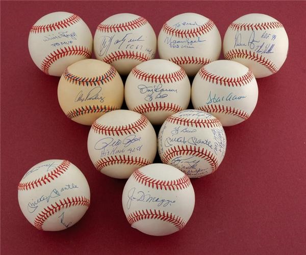Baseball Autographs - Signed Baseball Collection (45)