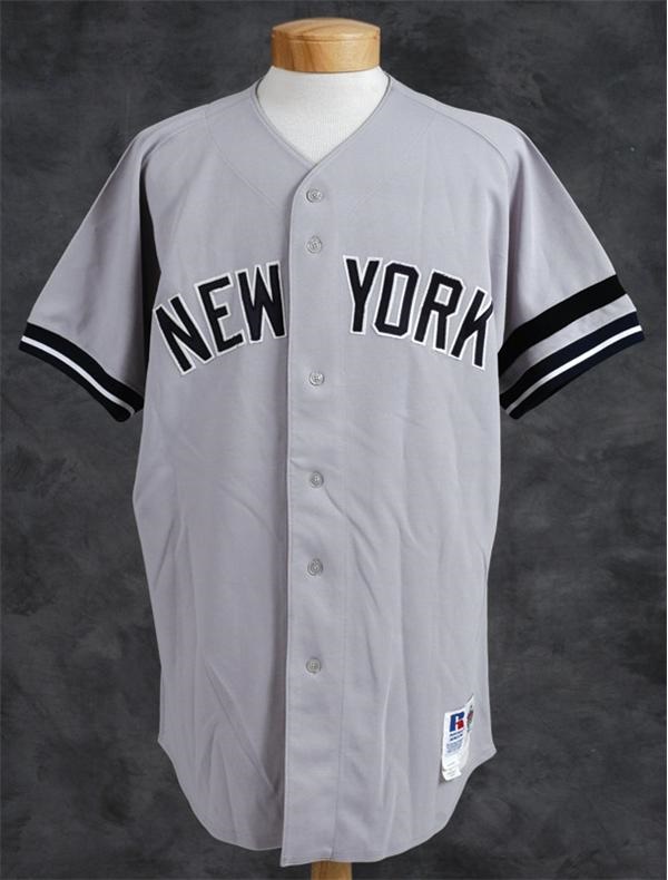 NY Yankees, Giants & Mets - 1996 Dwight Gooden Game Worn New York Yankees Jersey