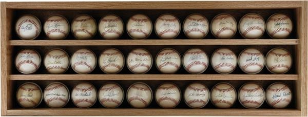 Baseball Autographs - Collection of Single Signed Hall of Famer Baseballs (90)